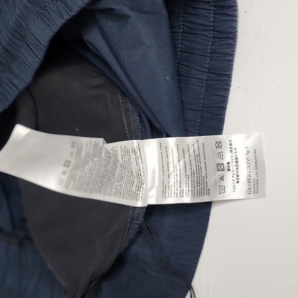 ARMANI EXCHANGE,  CARGO PANTS, SIZE 34 WAIST, NAVY BLUE, LOGO AT EACH LEG SIDE - Picture 12 of 16